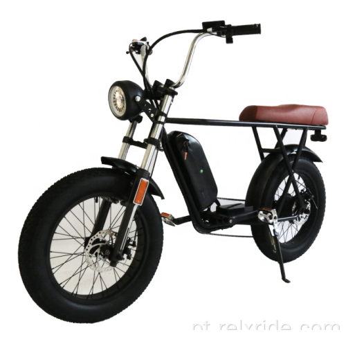 Pneu gordo de suspensão total 500 w motor bicicleta elétrica